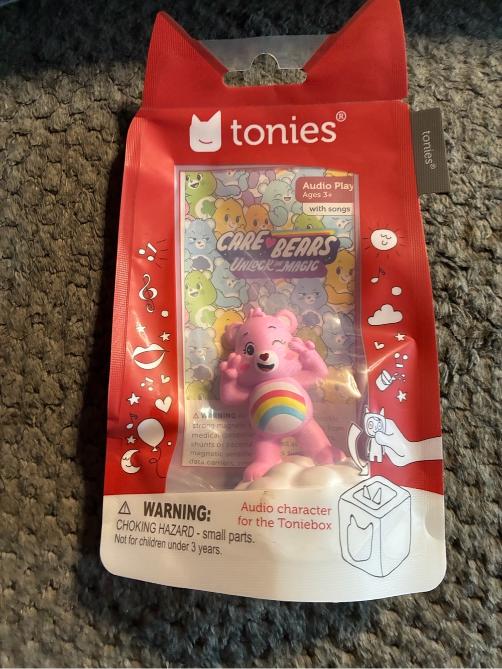 Tonies Pink Care Bears Cheer Bear Audio Character